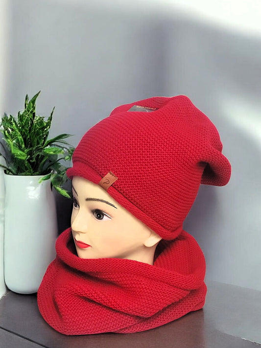 Winterset Mütze + Loop in versch. Farben