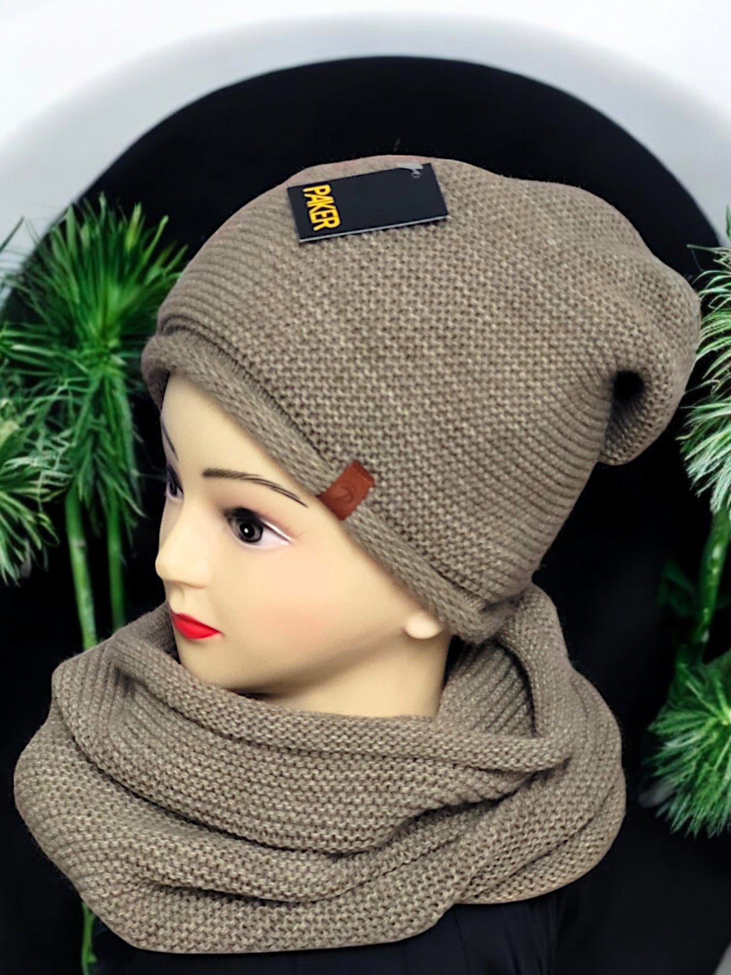 Winterset Mütze + Loop in versch. Farben