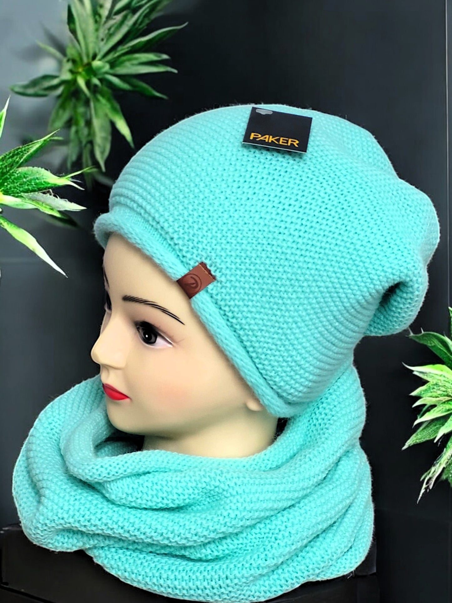 Winterset Mütze + Loop in versch. Farben