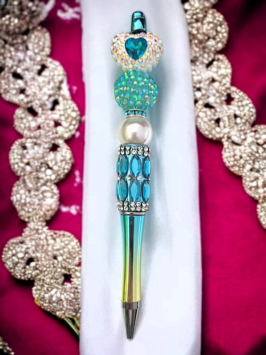 💖🖊️ Deluxe Crystal‑Heart Kugelschreiber – 3 Varianten – HANDGEFERTIGTES UNIKAT ✨🎁