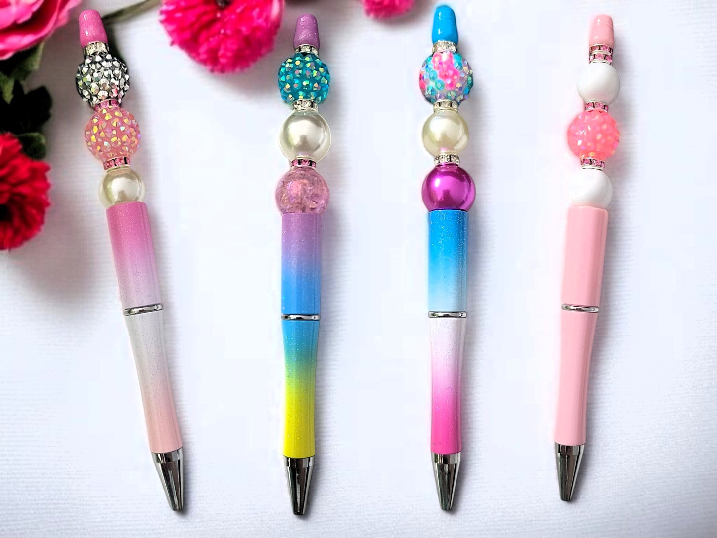 💖🖊️ Glam‑Sparkle Kugelschreiber – 12 Varianten – HANDGEFERTIGTE UNIKATE ✨🎀