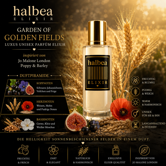 🌾✨ Garden of Golden Fields – Unisex Parfum Elixir ✨🌾 Inspiriert von Jo Malone London „Poppy & Barley“ 🌸🌾