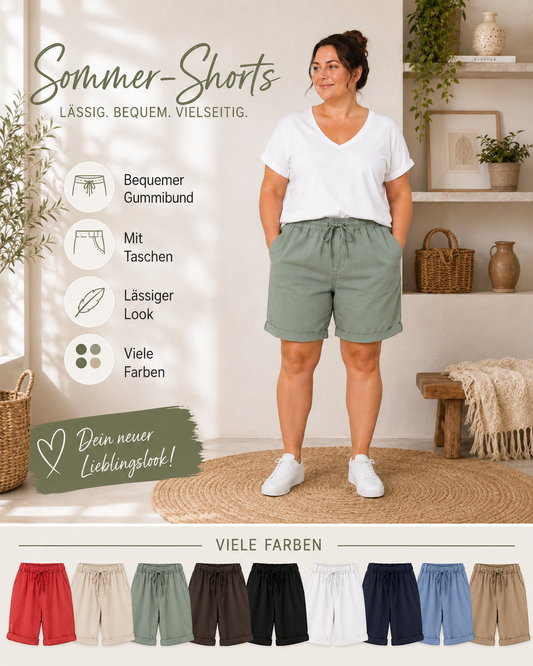 ☀️🩳 Sommer-Shorts – Leicht & Bequem | Gr. 48–54 🌸💕