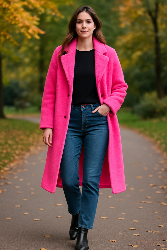 🧥 Teddy-Mantel – 4 Farben – Gr. 42–46 | Kuscheliger Oversize-Mantel für Damen