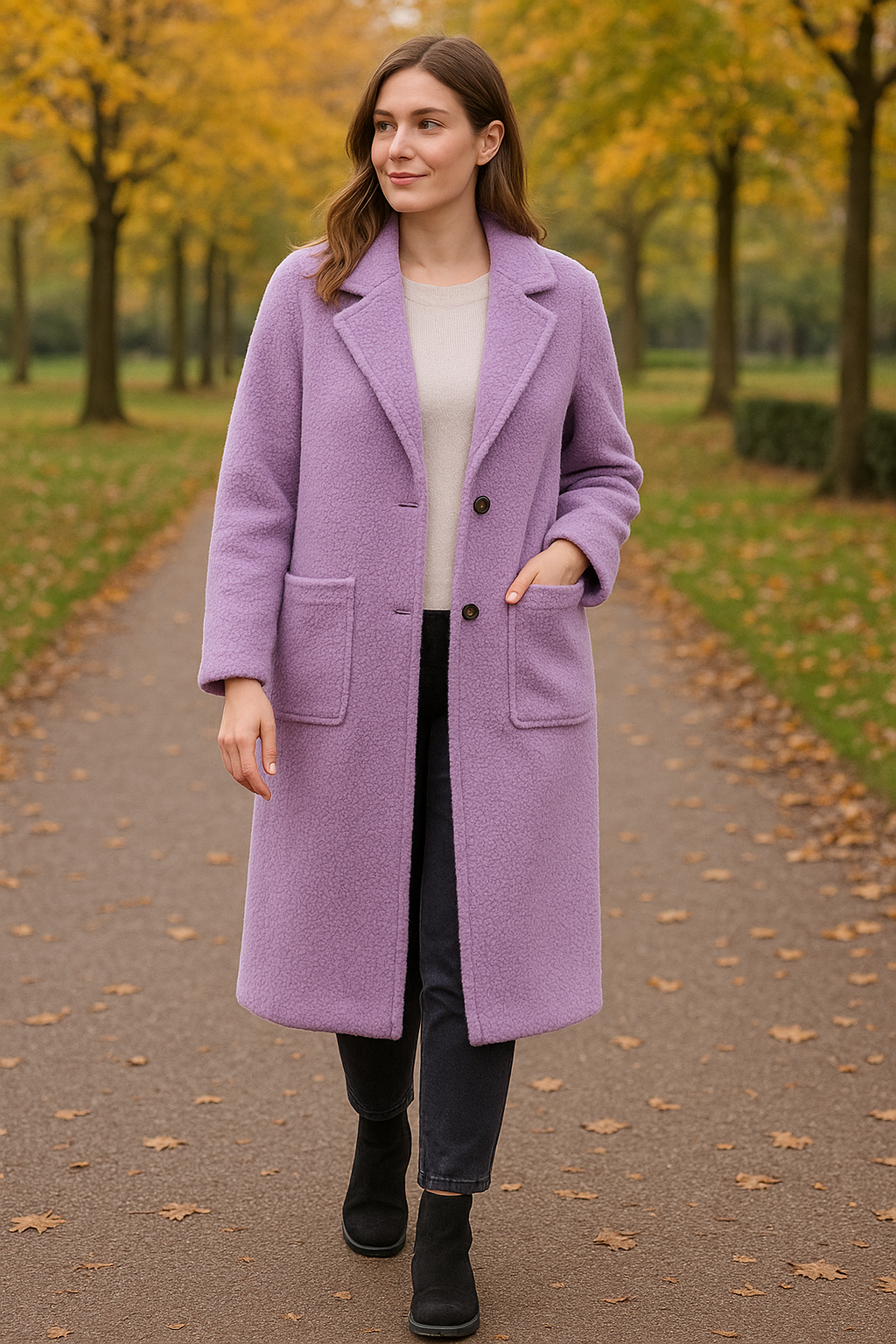 🧥 Teddy-Mantel – 4 Farben – Gr. 42–46 | Kuscheliger Oversize-Mantel für Damen