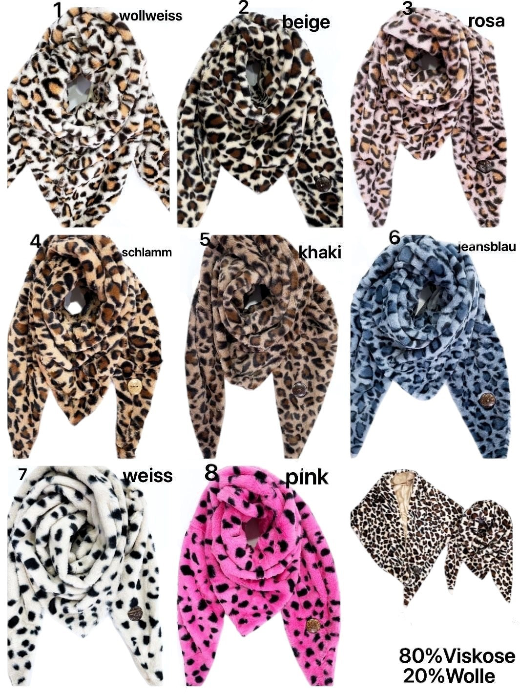 Kuschliger Leo - Dreiecksschal