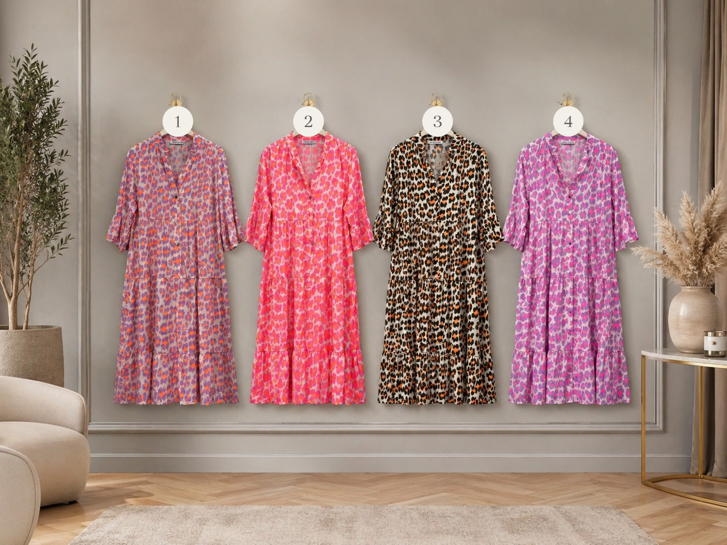 🌸 Vorbestellung Oversize Kleid Gr. 38-44 | 4 Farben 🌸
