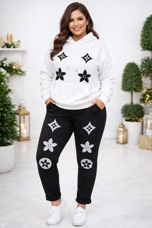 🛍️✨ Jogpants mit Strass-Steinchen aus Butterstoff – 3 Farben | Einheitsgröße 42–48 ✨💎