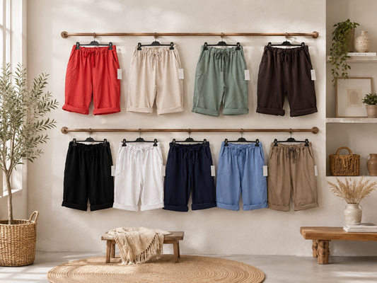 ☀️🩳 Sommer-Shorts – Leicht & Bequem | Gr. 48–54 🌸💕