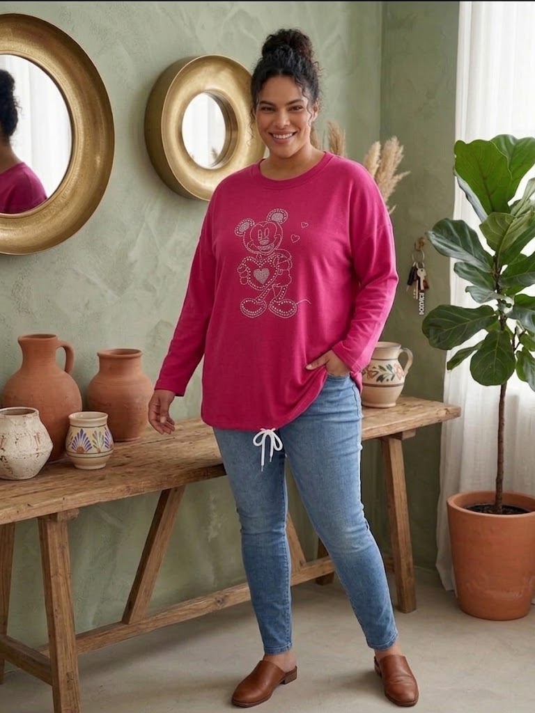 🐭✨ Sweatshirt „Maus Heart“ – Gr. 42–48 – in 5 Farben verfügbar! ✨🐭
