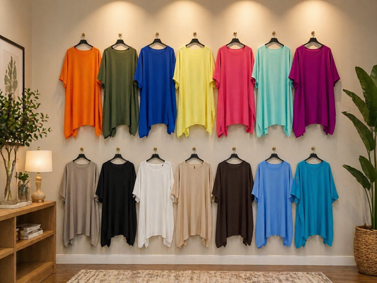 🌟 VORBESTELLUNG – Oversize-Shirt Gr. 48–54 | 14 Farben 🌟