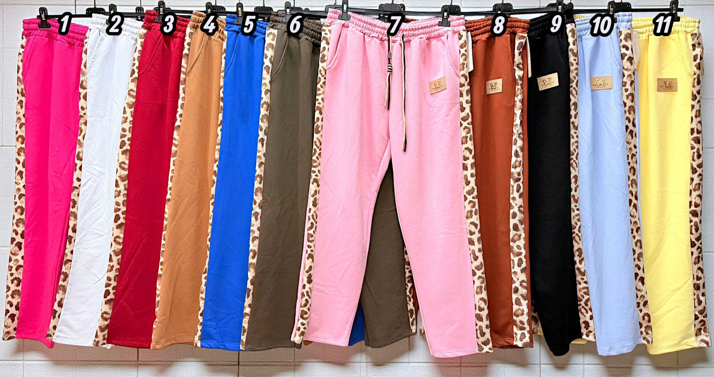 ✨ Trendige Jogpants mit Leo-Streifen ✨