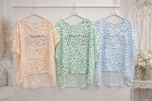 ✨ Luftige Leinen-Shirts in 3 traumhaften Farben ✨