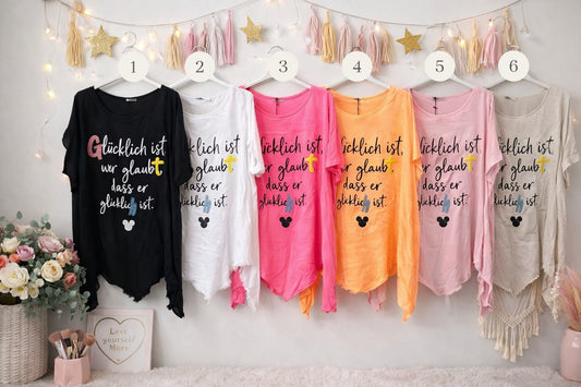 💖 Trendiges Zipfel-Shirt