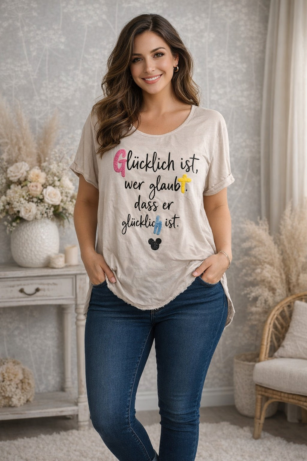 💖 Trendiges Zipfel-Shirt