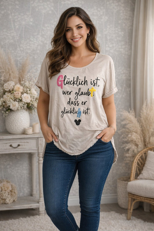💖 Trendiges Zipfel-Shirt