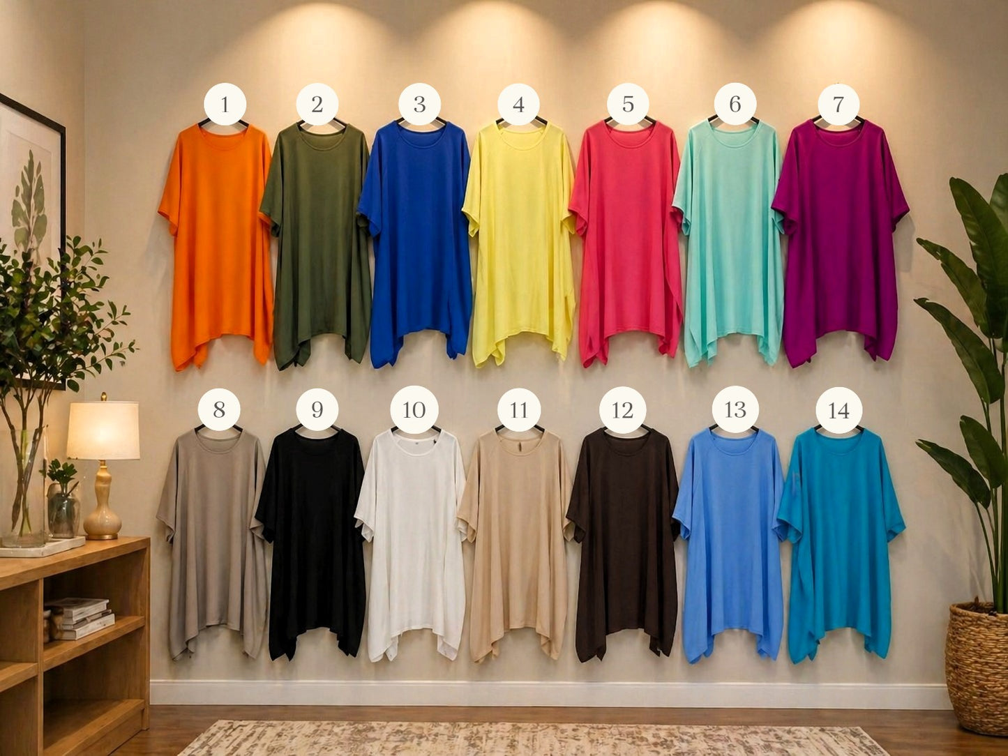 🌟 Wunderschönes Oversize-Shirt 🌟 💖 Gr. 48–54 | 14 tolle Farben💖
