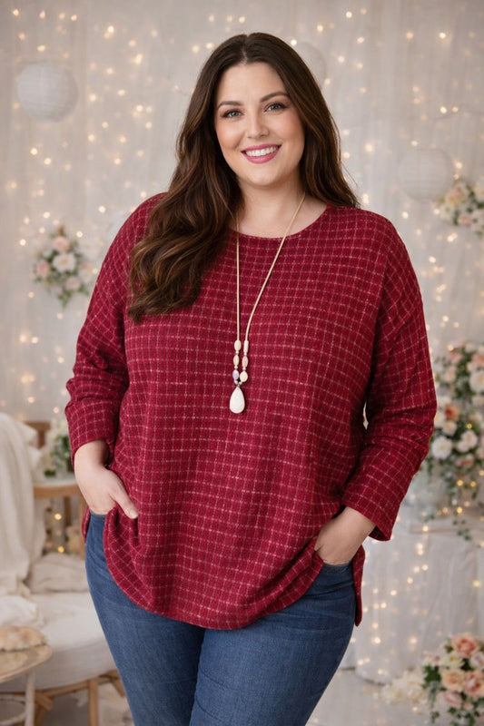 🌟 2-Farben Set: Kuscheliges Feincord-Sweatshirt inkl. Statement-Kette | Gr. 42-46 🌟