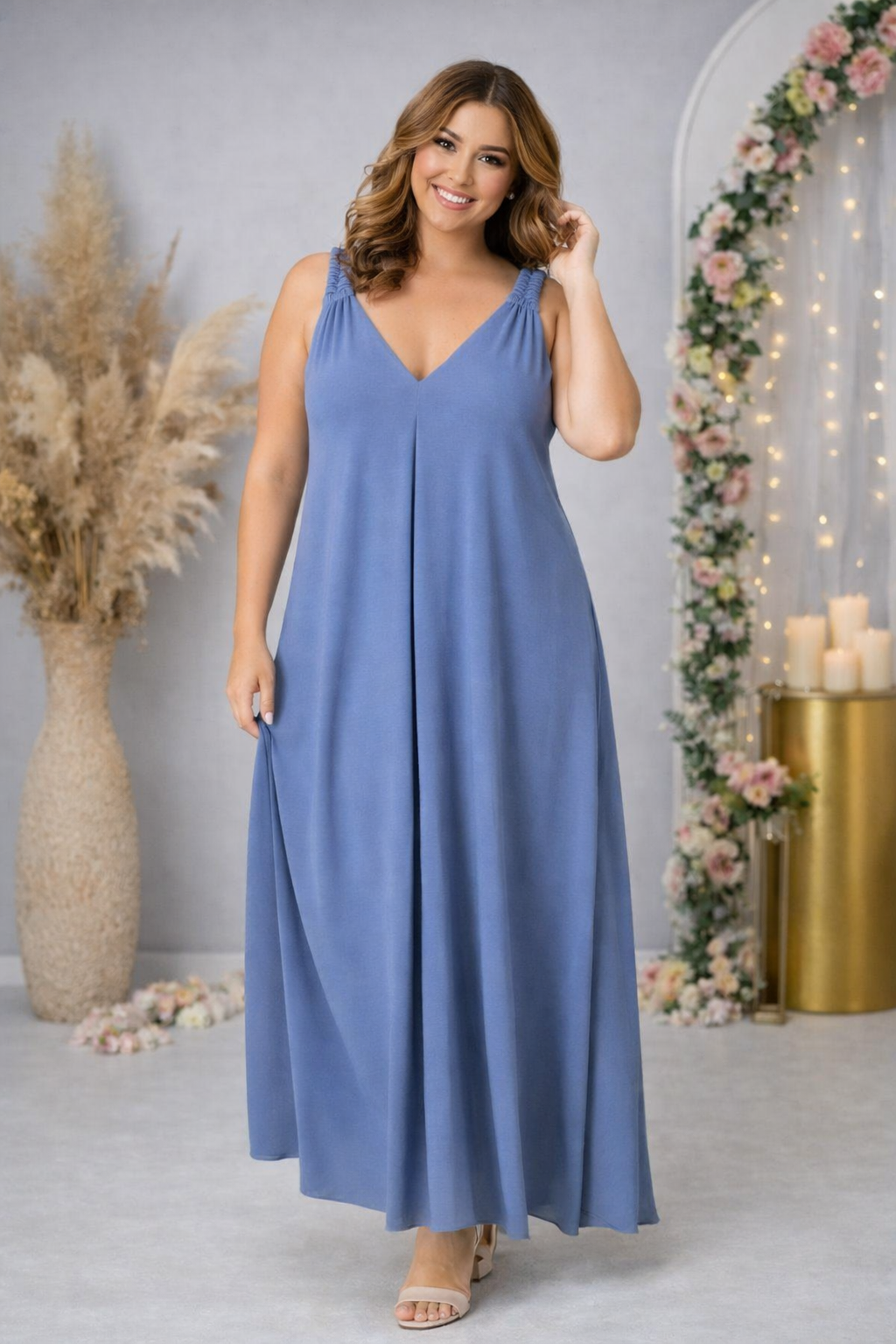 ✨ Maxikleid „Summer Flow“ – Größe 42–48 | 11 Farben 🌈💖👗