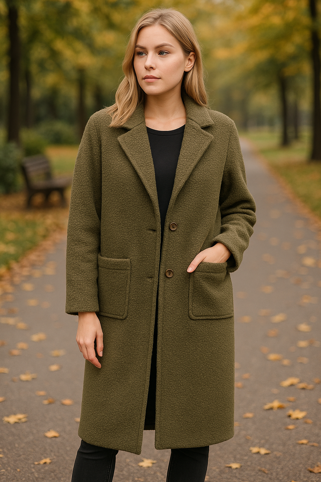 🧥 Teddy-Mantel – 4 Farben – Gr. 42–46 | Kuscheliger Oversize-Mantel für Damen