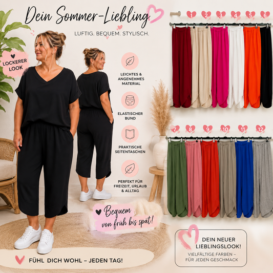 ✨🌸 Capri-Hose in 12 traumhaften Farben – Gr. 48–54 🌸✨