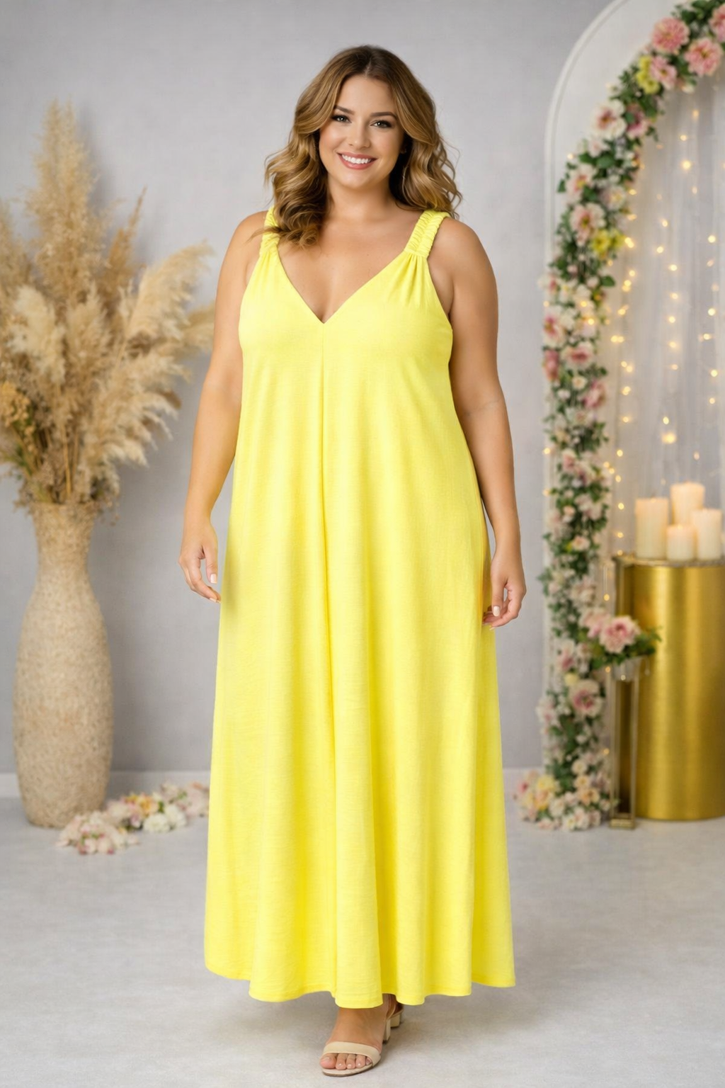 ✨ Maxikleid „Summer Flow“ – Größe 42–48 | 11 Farben 🌈💖👗
