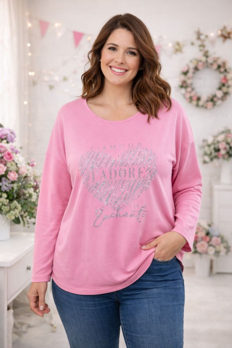 🎀 Sweatshirt "J'Adore" | Gr. 38-44 | 5 Farben 🎀