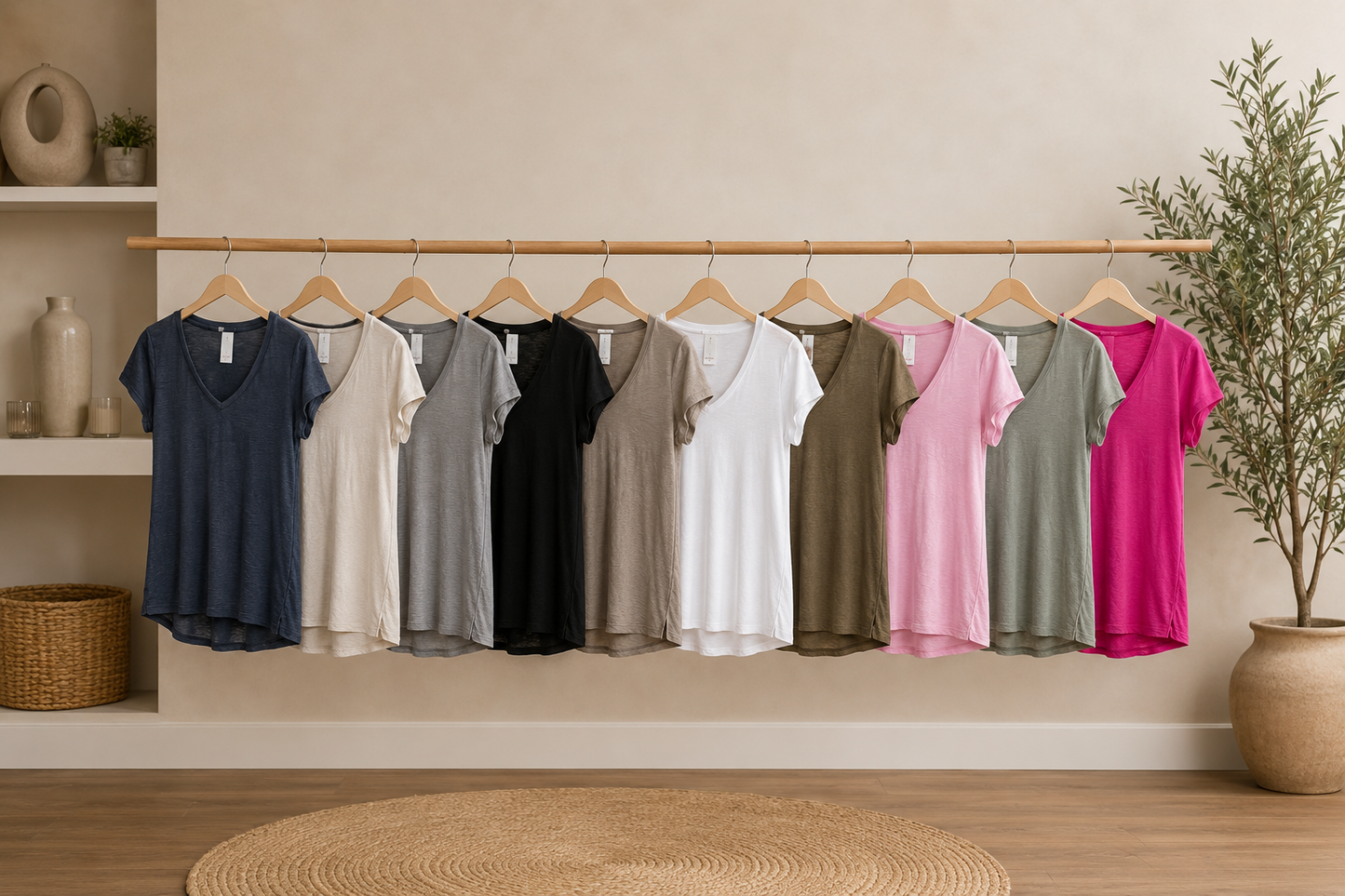 🌸 V-Ausschnitt Shirt „Lieblingsshirt“ – One Size Gr. 36–42 🌸