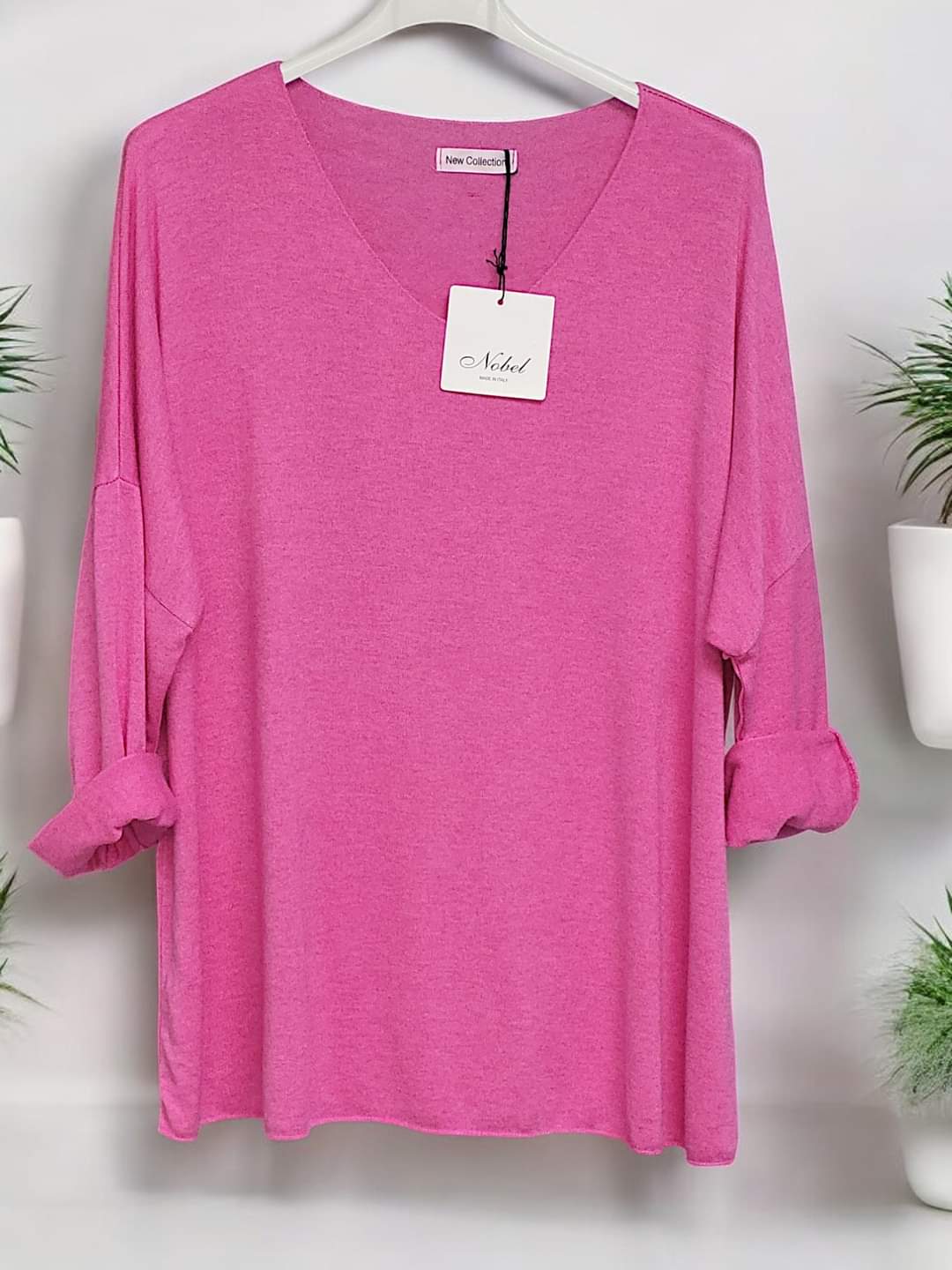 Feinstrick-Pullover uni Gr. 42 - 46 in versch. Farben