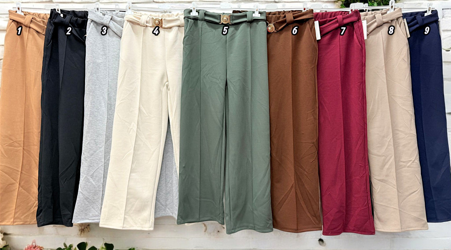 Marlene-Hose mit Gürtel