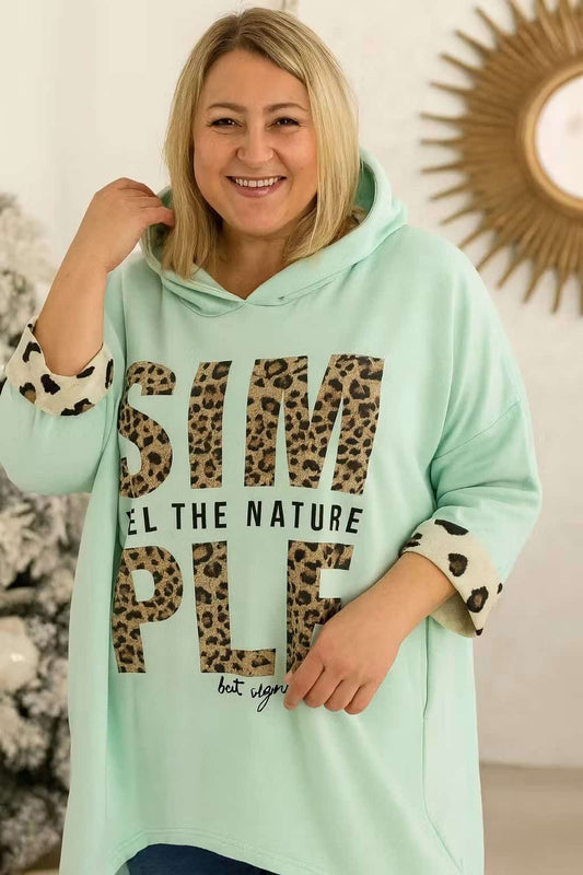 🤩 SIMPLY THE BEST! Long-Hoodie im Leo-Look! 🤩