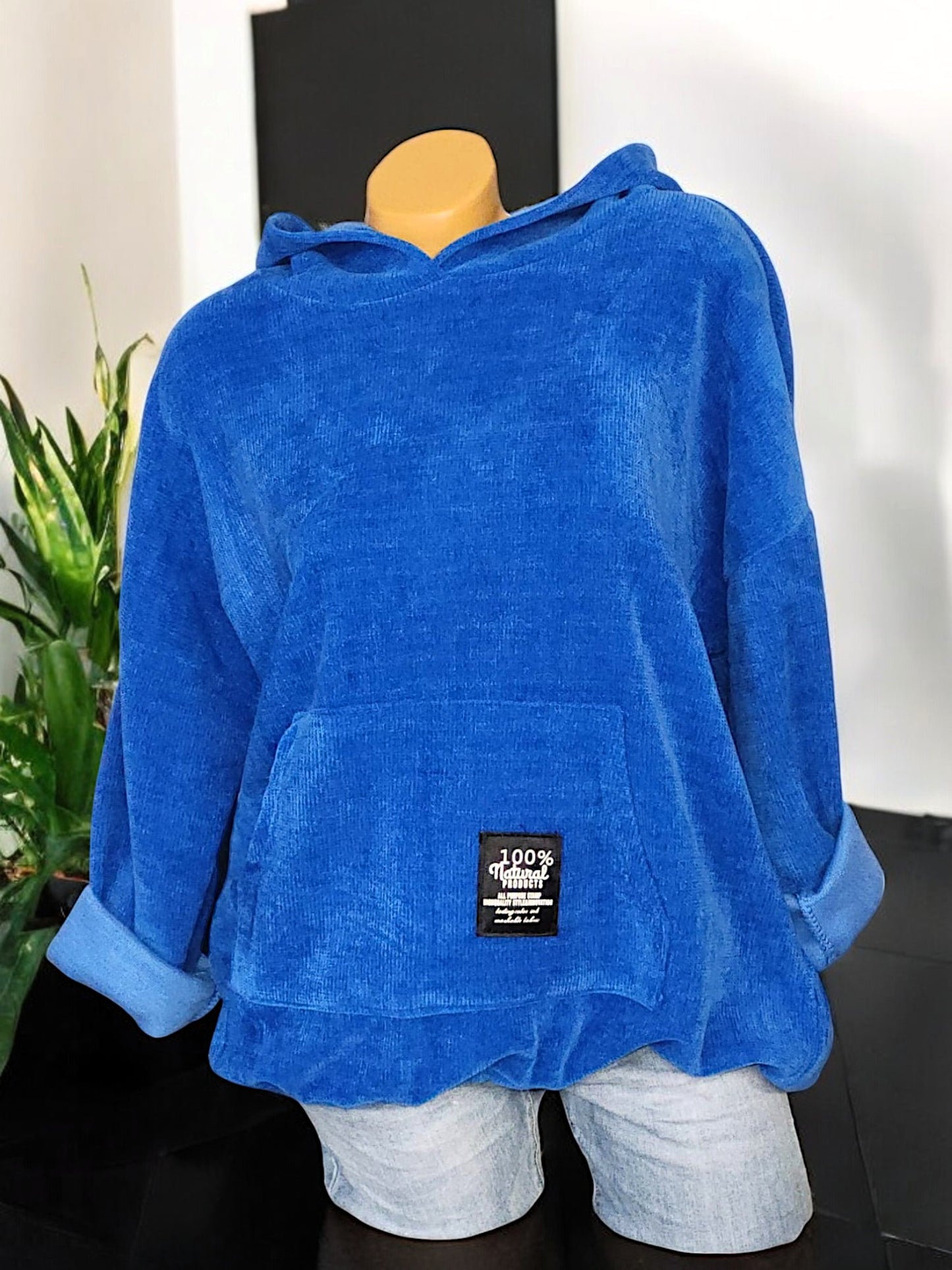 Megaweicher Cord - Hoodie Gr. 42 - 46 in versch. Farben