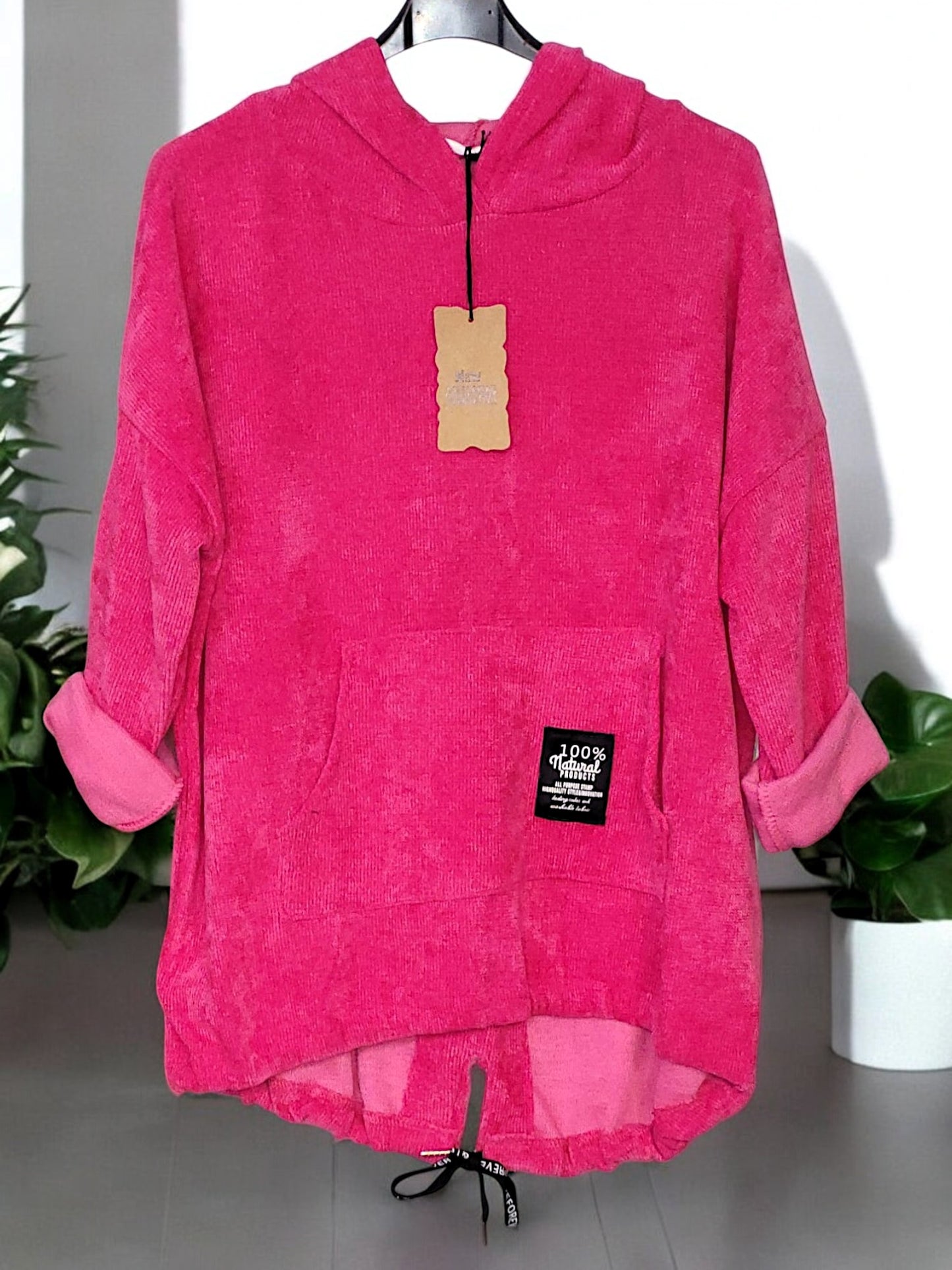 Megaweicher Cord - Hoodie Gr. 42 - 46 in versch. Farben