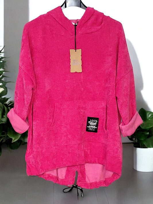 Megaweicher Cord - Hoodie Gr. 42 - 46 in versch. Farben