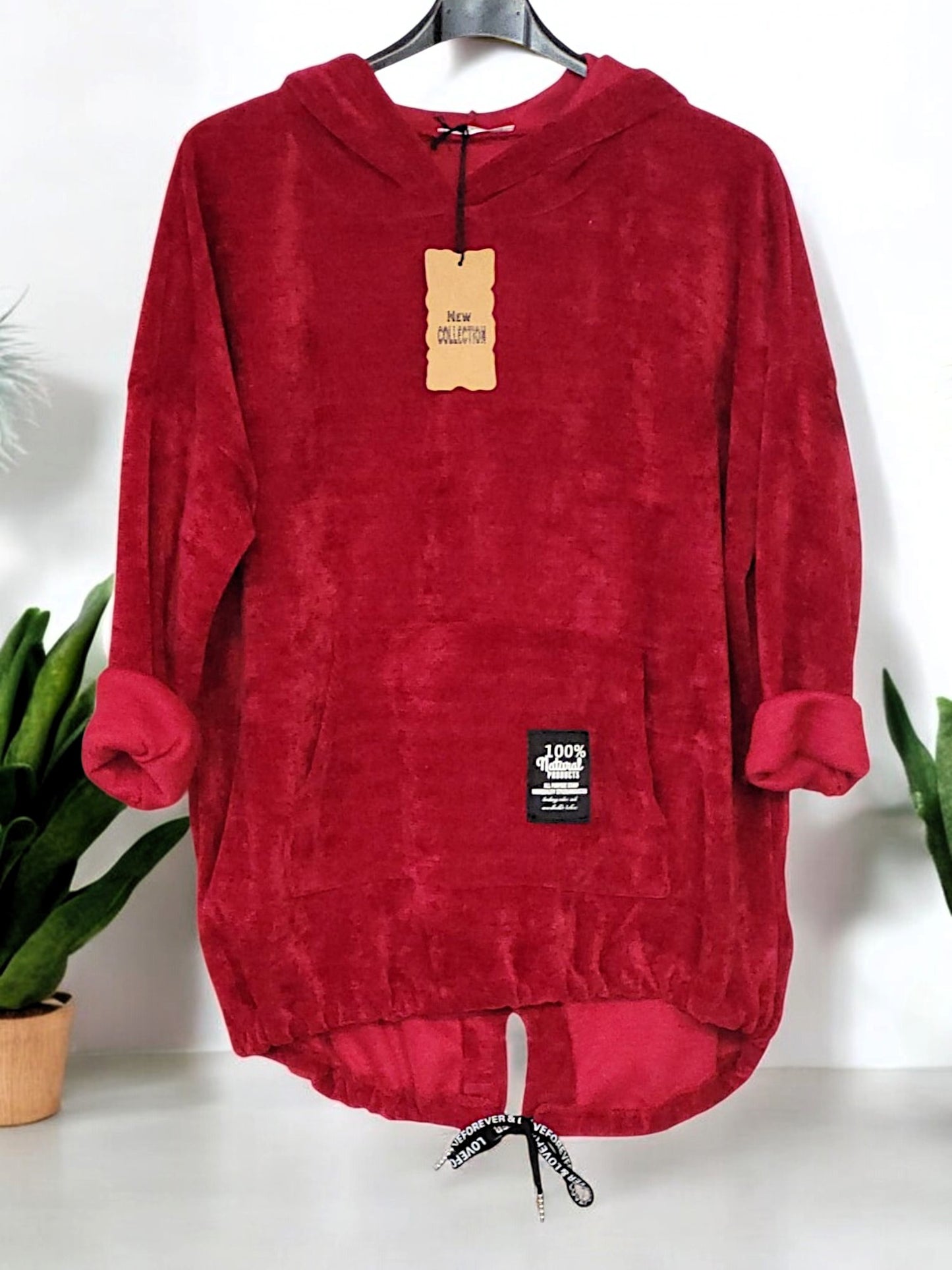 Megaweicher Cord - Hoodie Gr. 42 - 46 in versch. Farben