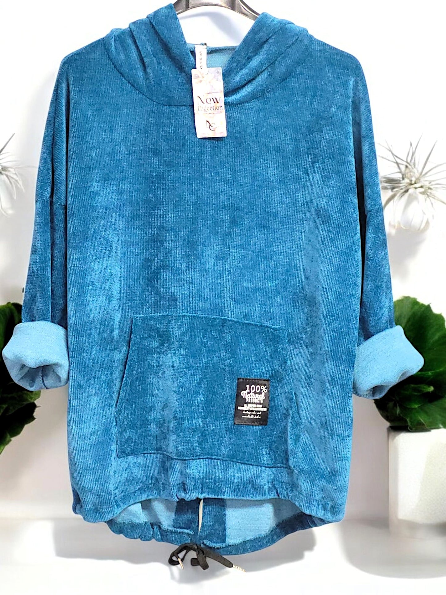 Megaweicher Cord - Hoodie Gr. 42 - 46 in versch. Farben