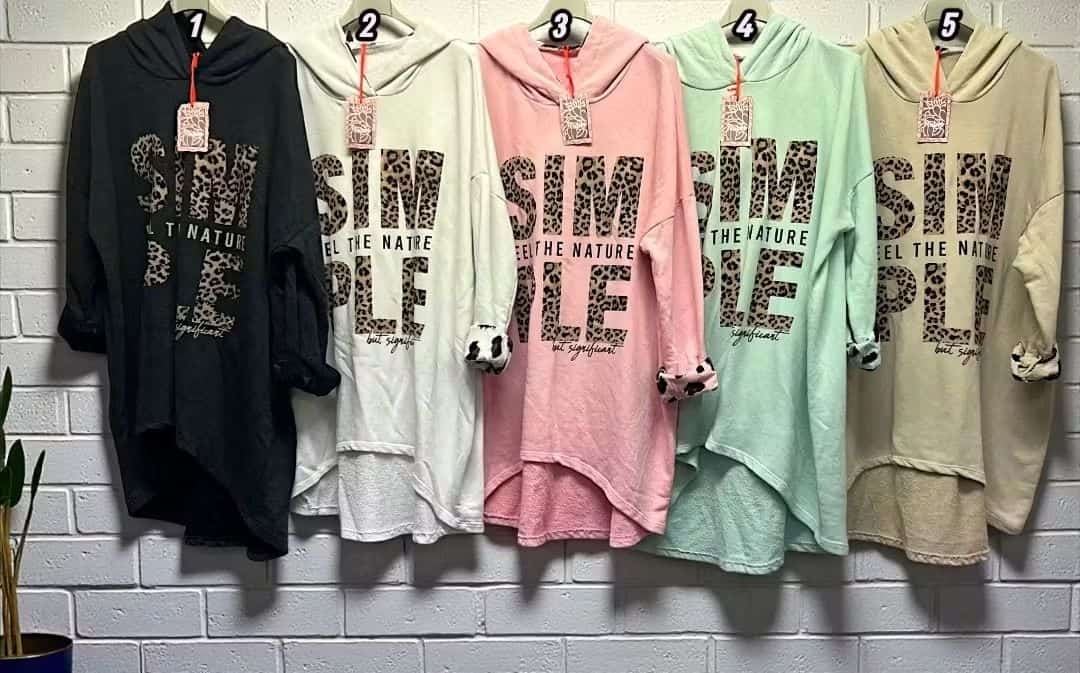 🤩 SIMPLY THE BEST! Long-Hoodie im Leo-Look! 🤩