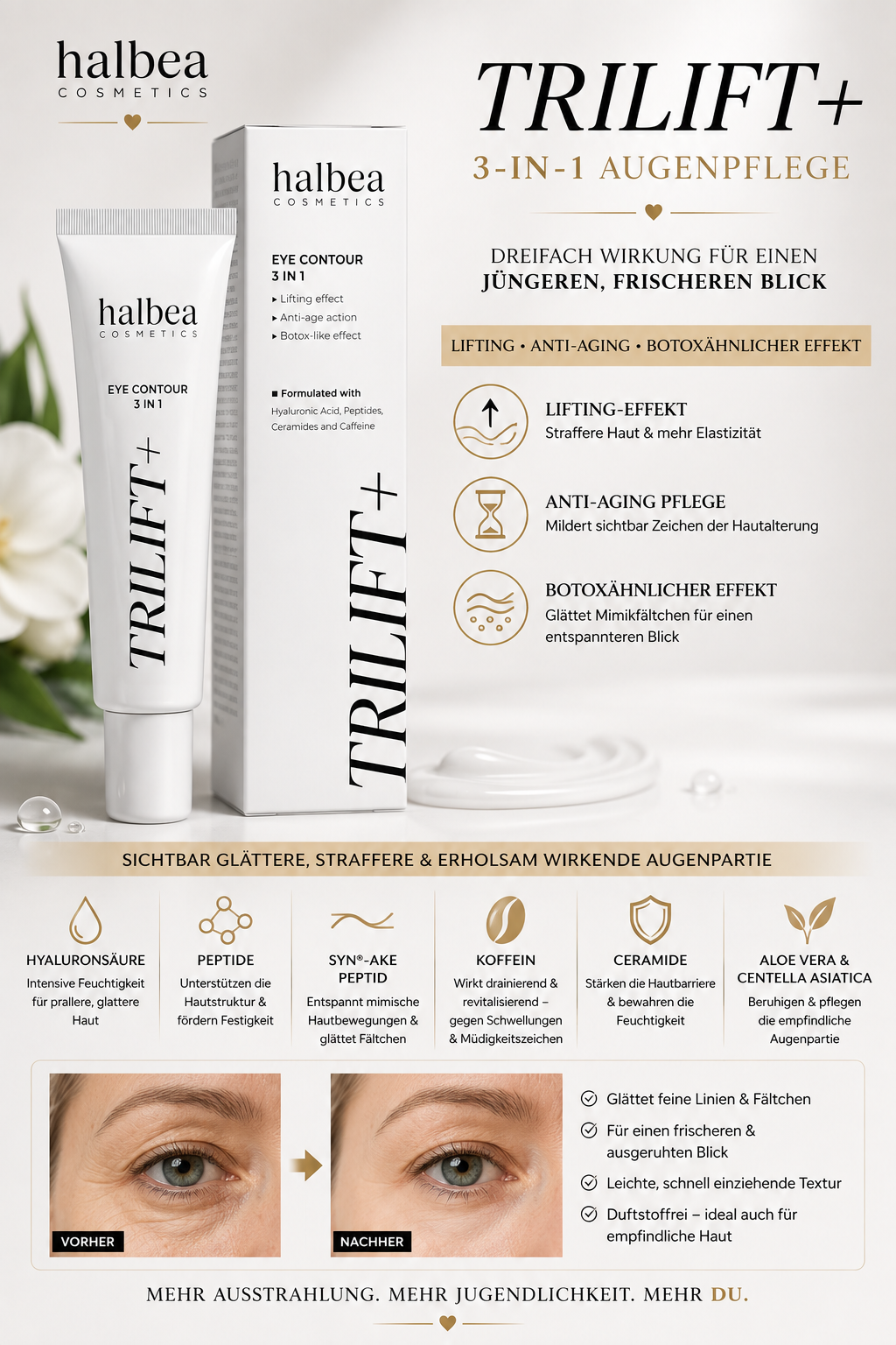 👁️✨ TRILIFT+ – 3-in-1 Augenpflege 10 ml ✨