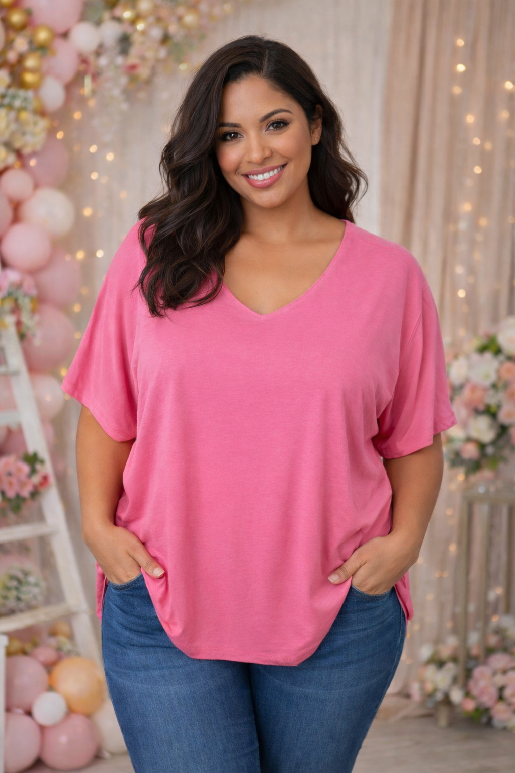 🌸 Damen Shirt – Größe 42–46 | 4 Farben erhältlich 🎨  ✨ Lässig, bequem & absolut vielseitig!