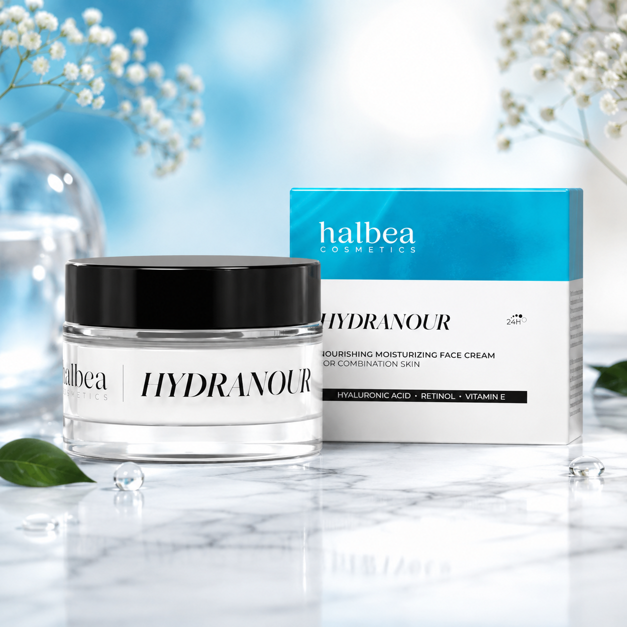 💧✨ HYDRANOUR – Feuchtigkeits- & Nährende Gesichtscreme für Mischhaut – 50 ml ✨💧