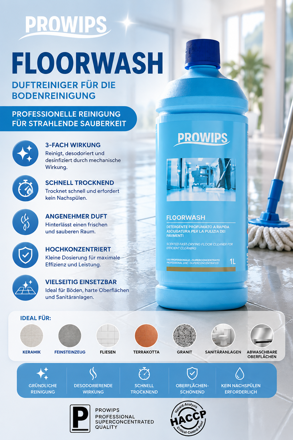 🧼✨ Floorwash – Duftreiniger für die Bodenreinigung – 1 L ✨🧼