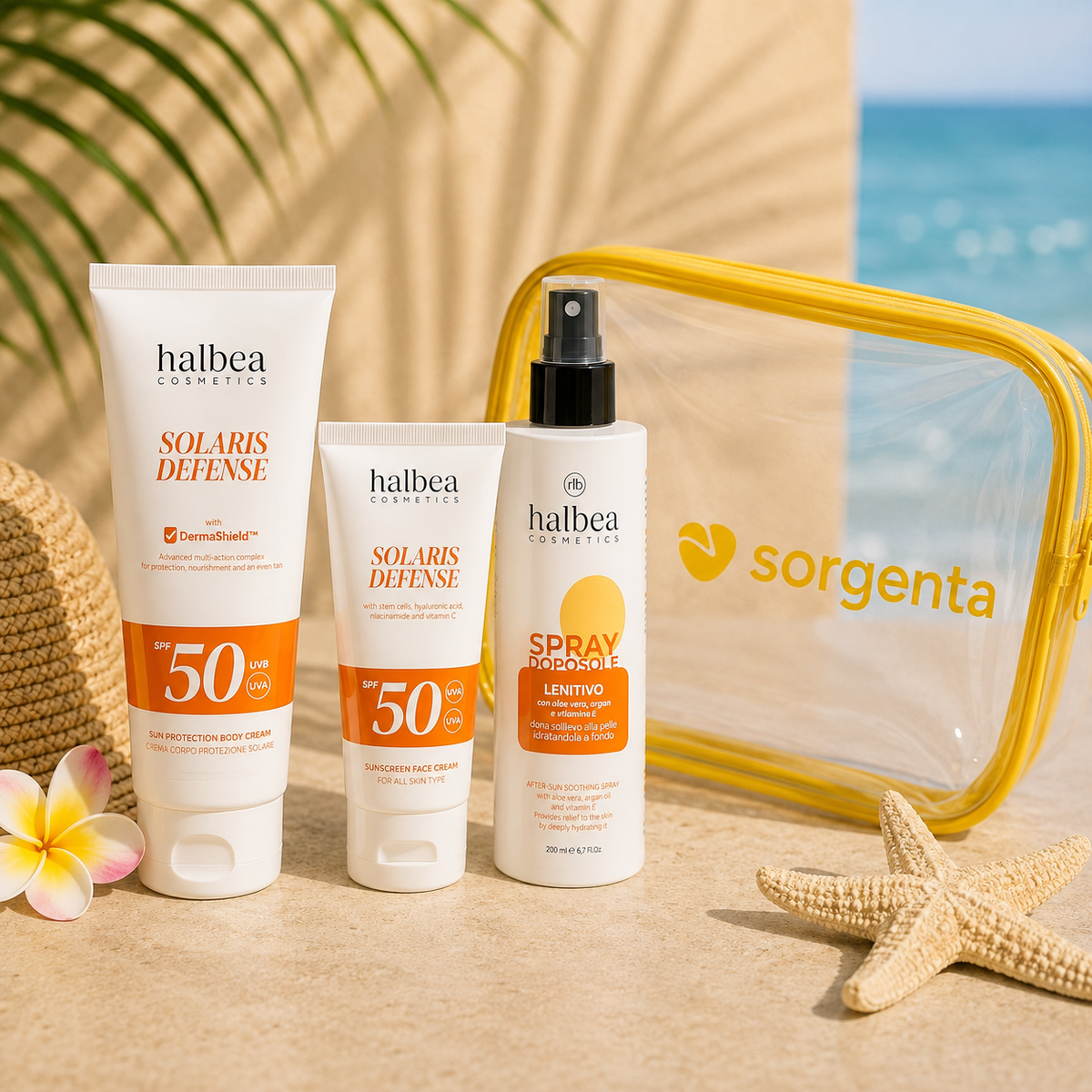 ☀️💛 Solaris Bundle „Routine LSF50“ – Rundum-Sonnenpflege mit hohem Schutz 💛☀️