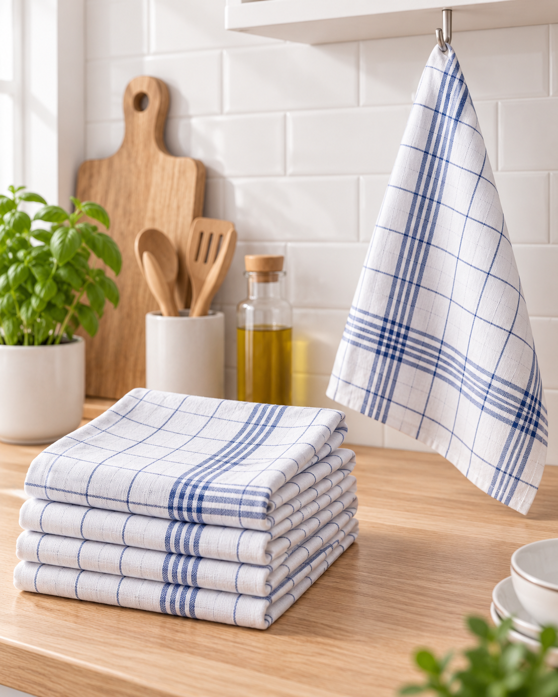 🧺✨ Geschirrtücher „Klassik“ – 10er Set | 50 x 70 cm | 100 % Baumwolle ✨🧺