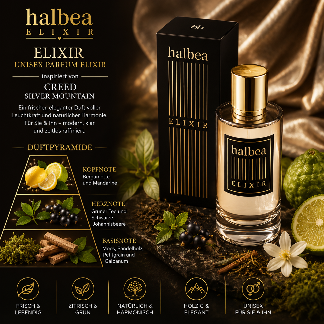 ✨ Velvet Heritage 140 – Unisex Parfum Elixir ✨ 🤍 Inspiriert von Creed – Sublime Vanille 🤍