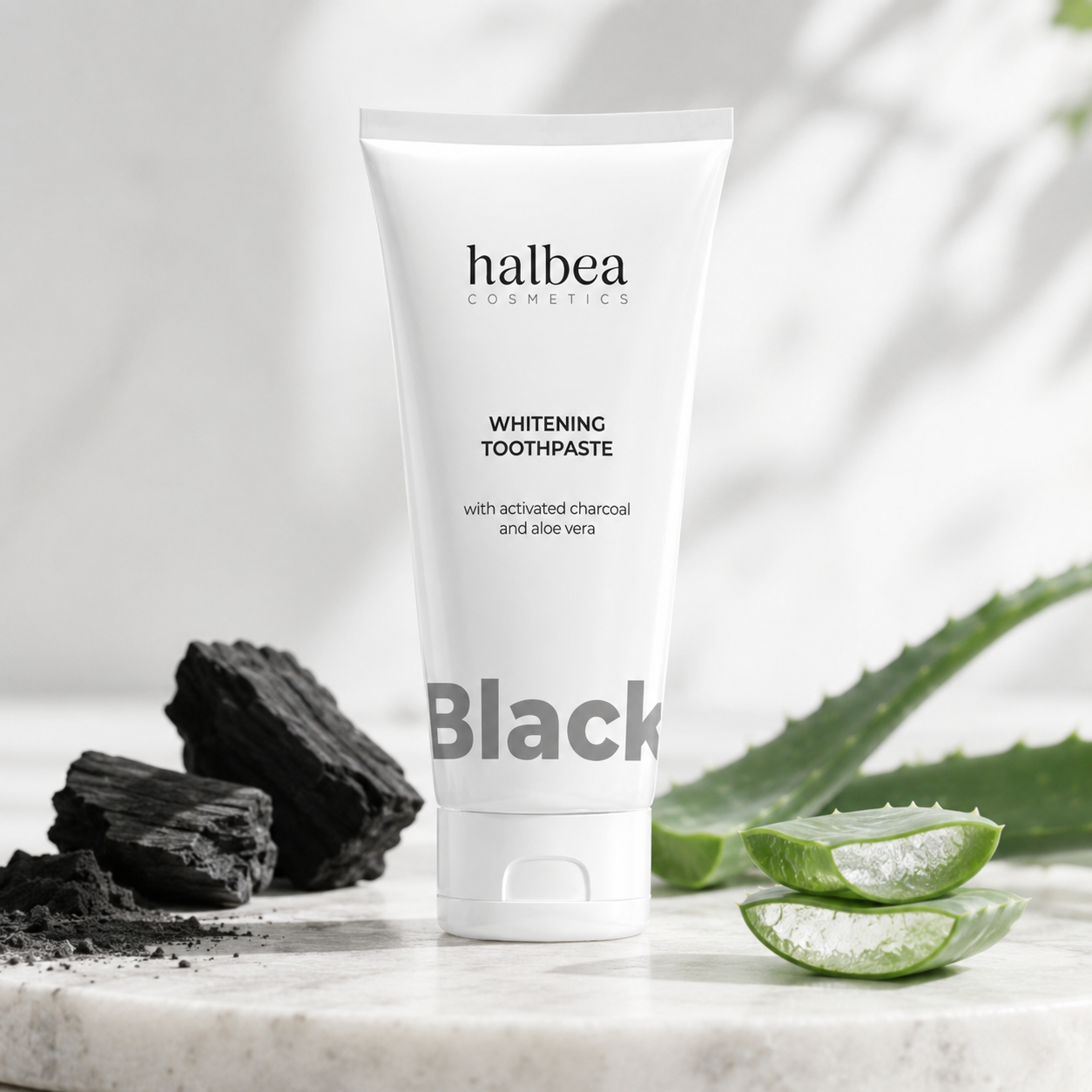 🖤✨ Schwarze Whitening-Zahnpasta mit Aktivkohle & Aloe Vera – 100 ml ✨🖤
