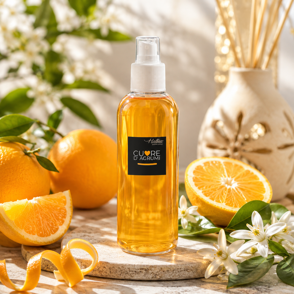 🍋✨ Duftspender „Herz aus Zitrusfrische“ – Raum & Auto Spray 100 ml 🚗🏡