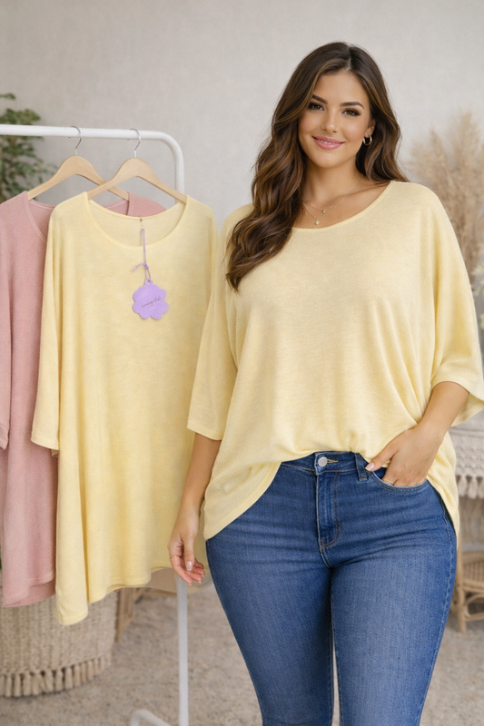 🌟 Leichter Oversize Feinstrick-Kurzarm-Pullover – Perfekt für Frühling & Sommer! 🌟Gr. 44-48