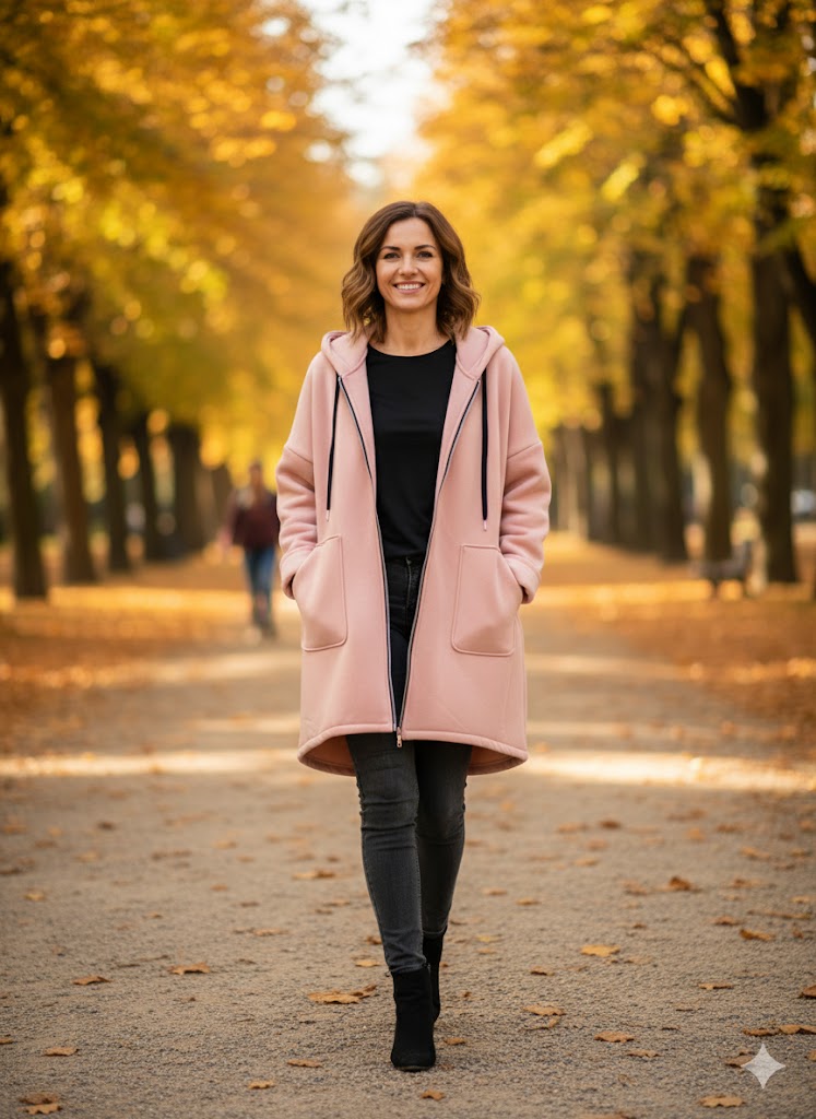 🧥 Damen Kapuzenjacke – 3 Farben | Gr. 42–48