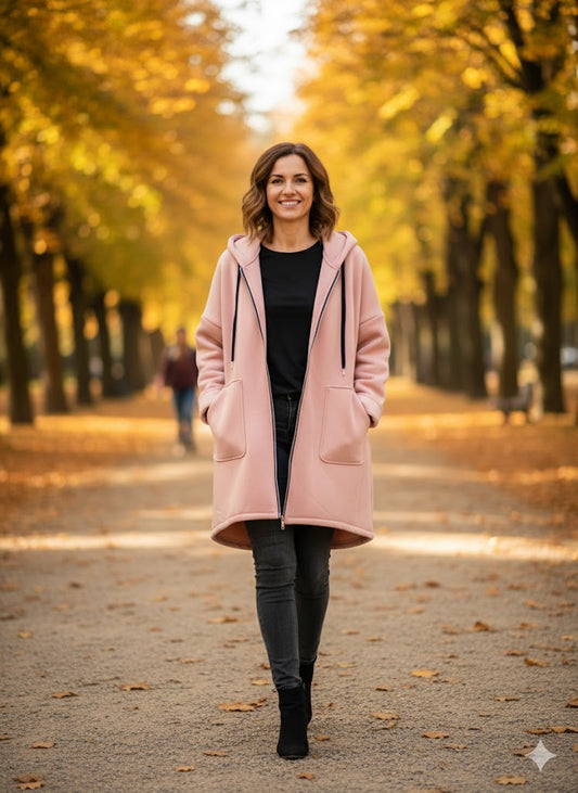 🧥 Damen Kapuzenjacke – 3 Farben | Gr. 42–48