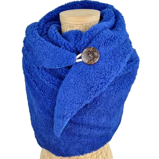 XXL Teddy-Dreiecksschal in versch. Farben